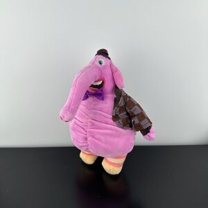 Disney Pixar Inside Out Bing Bong Pink Purple Elephant 9” Plush Stuffed Animal